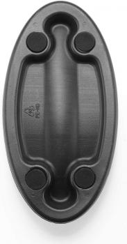 Preview: ROCKBROS | Vorderrad-Riser Block – Stabile Vorderradstütze für Rollentrainer | Fahrrad-Zubehör, Schwarz (23 × 12 × 6 cm)